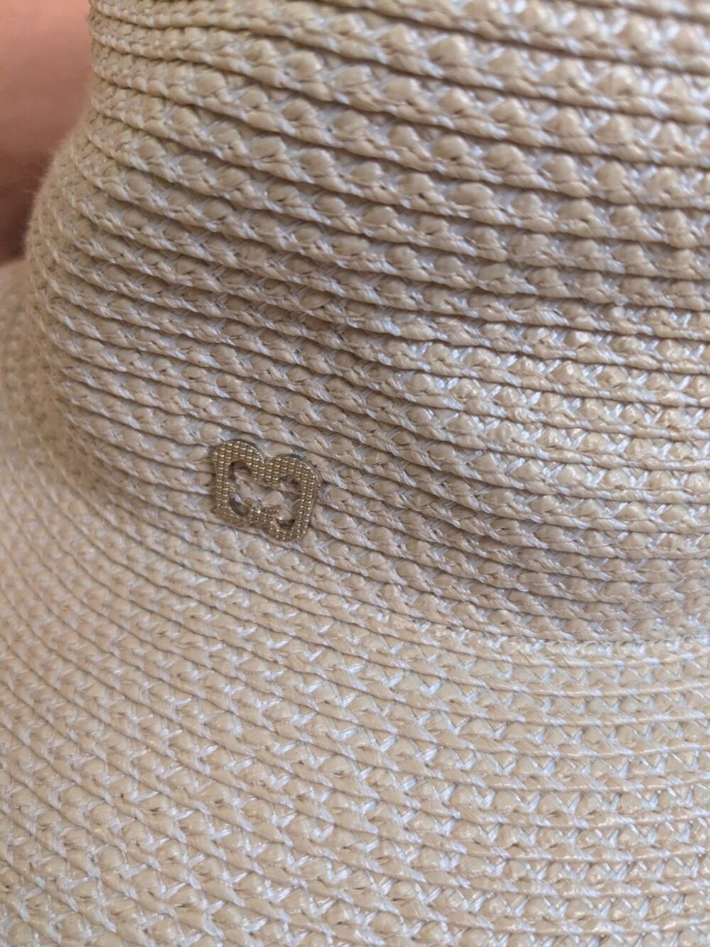 ERIC JAVITS Bella Squishee® Packable Wide Brim Sun Hat Cream Straw OS UPF 50+ - Picture 2 of 6